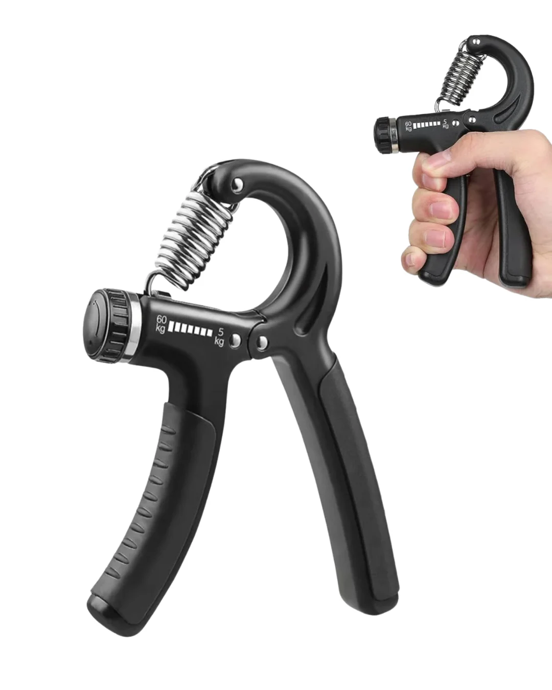 Ayarlanabilir El Yayı 5–60 Kg Sayaçlı Taşınabilir Güç Egzersiz Al