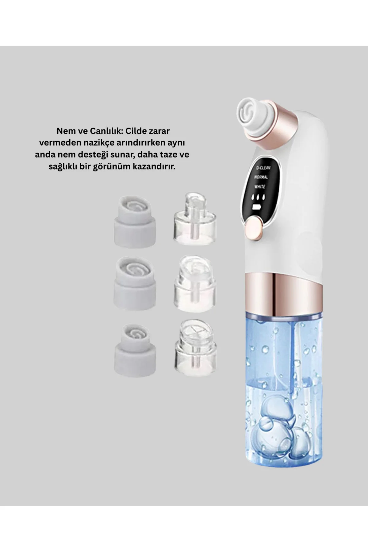 Ayarlanabilir Emiş Gücü ile Profesyonel Siyah Nokta Temizleyici -