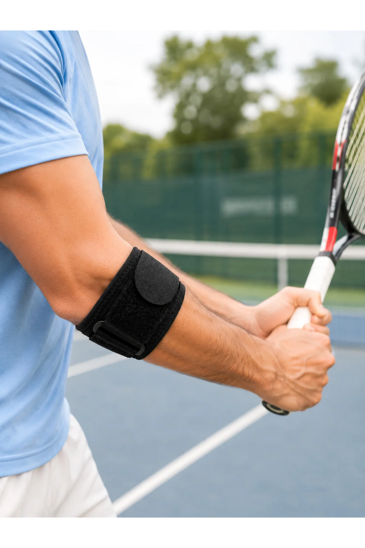 Ayarlanabilir Epikondilit Bandı Tenis Golf Ve Sporcu Dirsek Desteği - Görsel 2