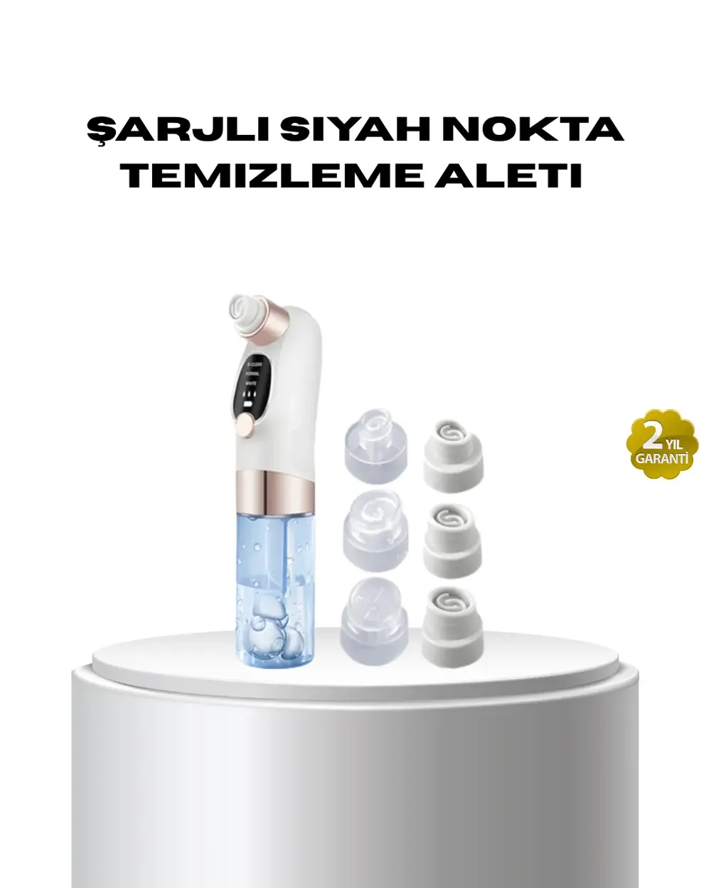 Ayarlanabilir Güç Seviyeli Vakumlu Siyah Nokta Temizleme Cihazı –