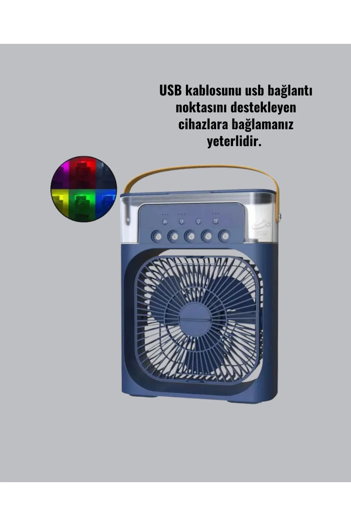 Ayarlanabilir Hız ve Yönlü Yüksek Performanslı Masaüstü Fan