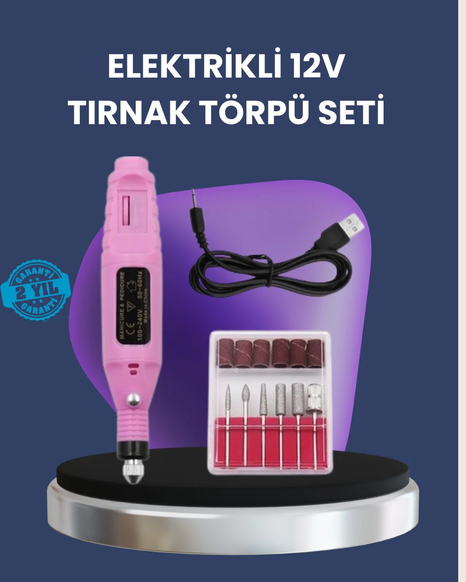 Ayarlanabilir Hızlı Tırnak Bakım Makinesi - Hızlı Manikür ve Pedikür