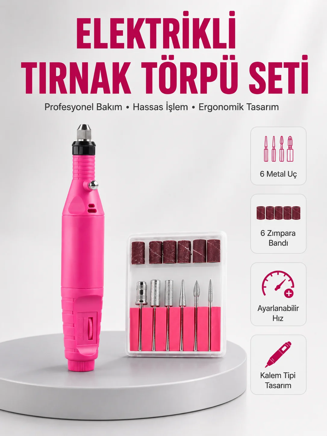 Ayarlanabilir Hızlı Tırnak Bakım Makinesi Yeni Nesil