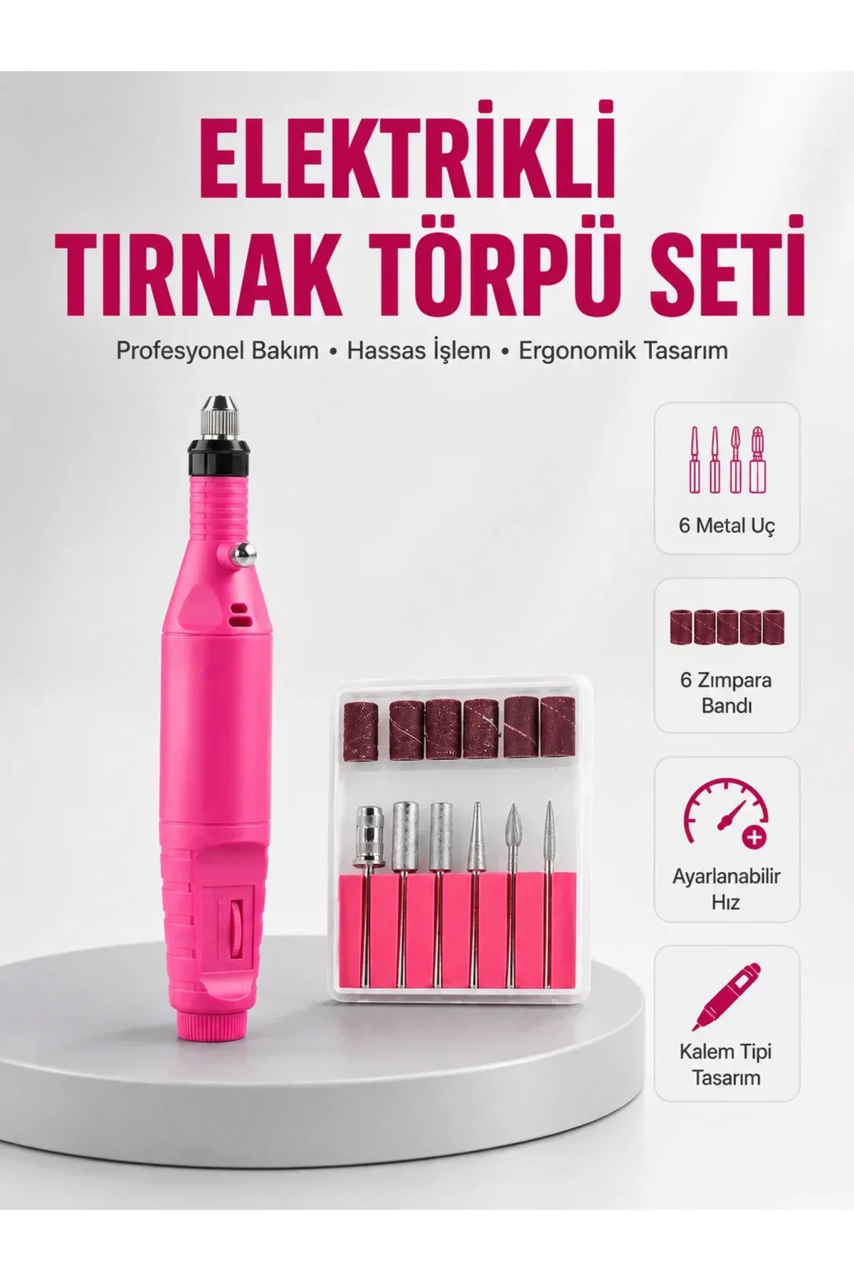 Ayarlanabilir Hızlı Tırnak Bakım Makinesi Yeni Nesil
