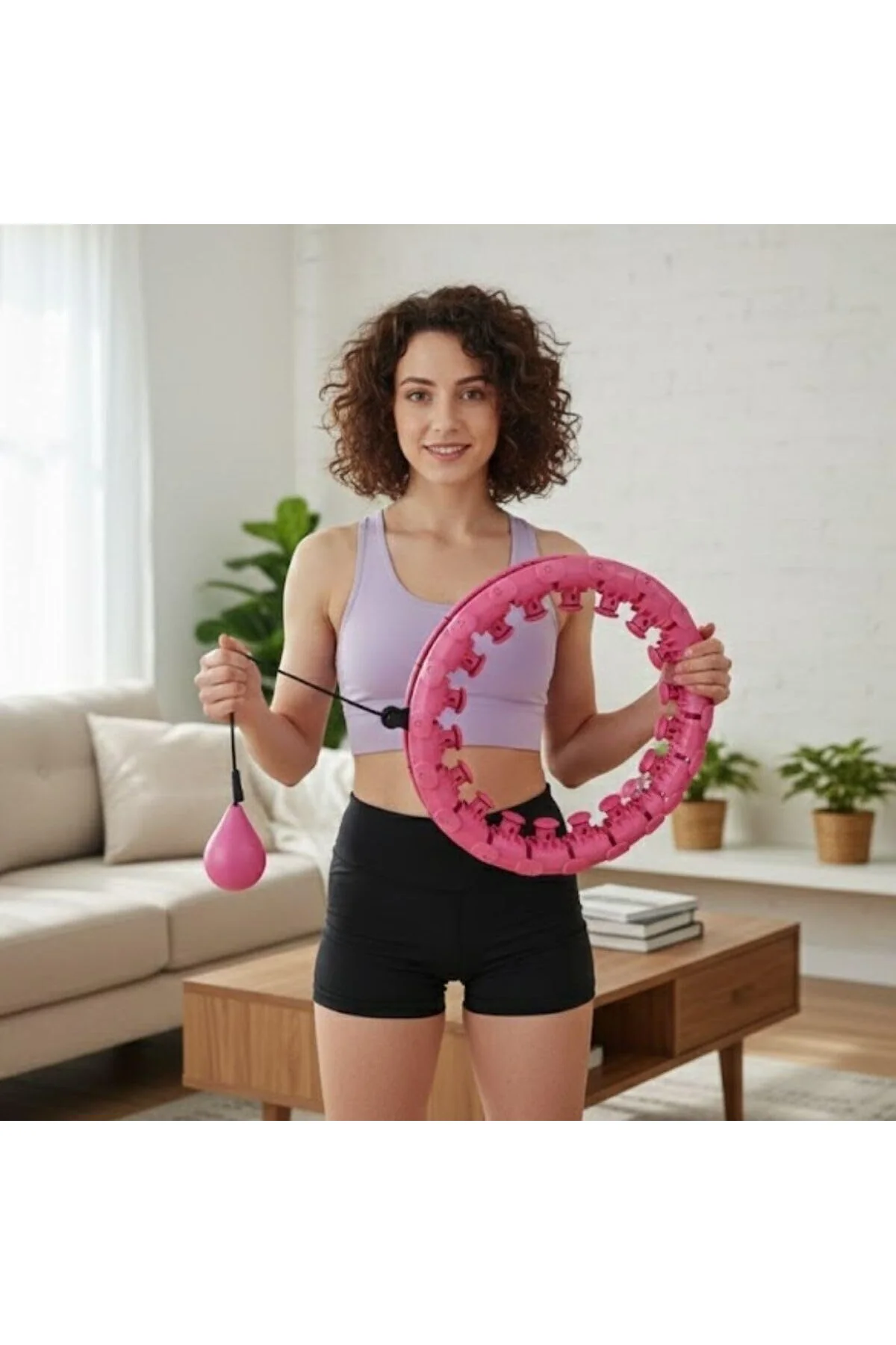 Ayarlanabilir Hulahop Çemberi, Fitness Aleti, Bel ve Karın Spo