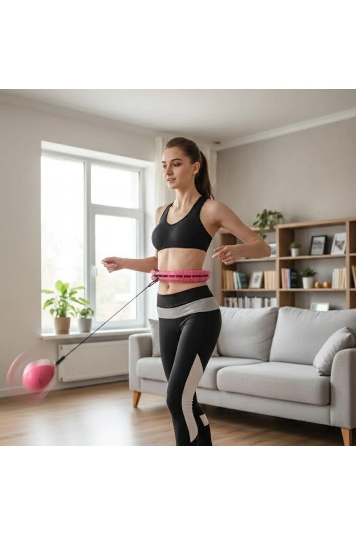 Ayarlanabilir Hulahop Çemberi, Fitness Aleti, Bel ve Karın Spo