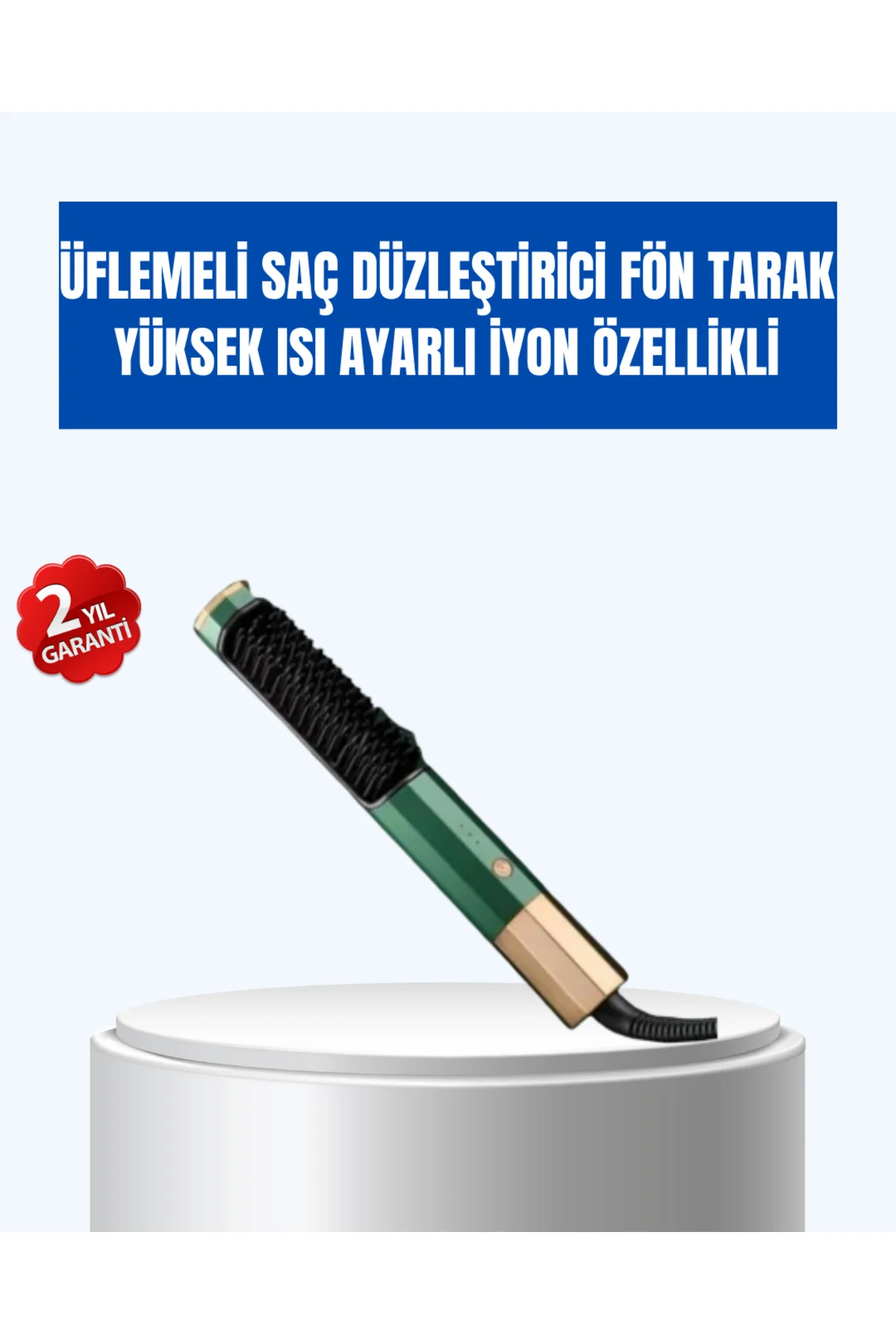 Ayarlanabilir Isı Kontrollü Saç Şekillendirme Seti – Tüm Saç Tipl
