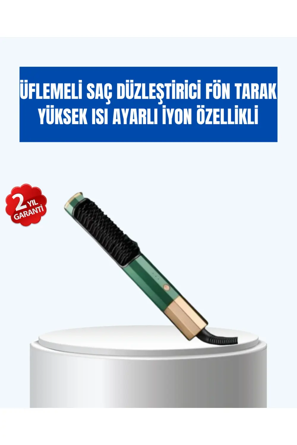 Ayarlanabilir Isı Kontrollü Saç Şekillendirme Seti – Tüm Saç Tipl