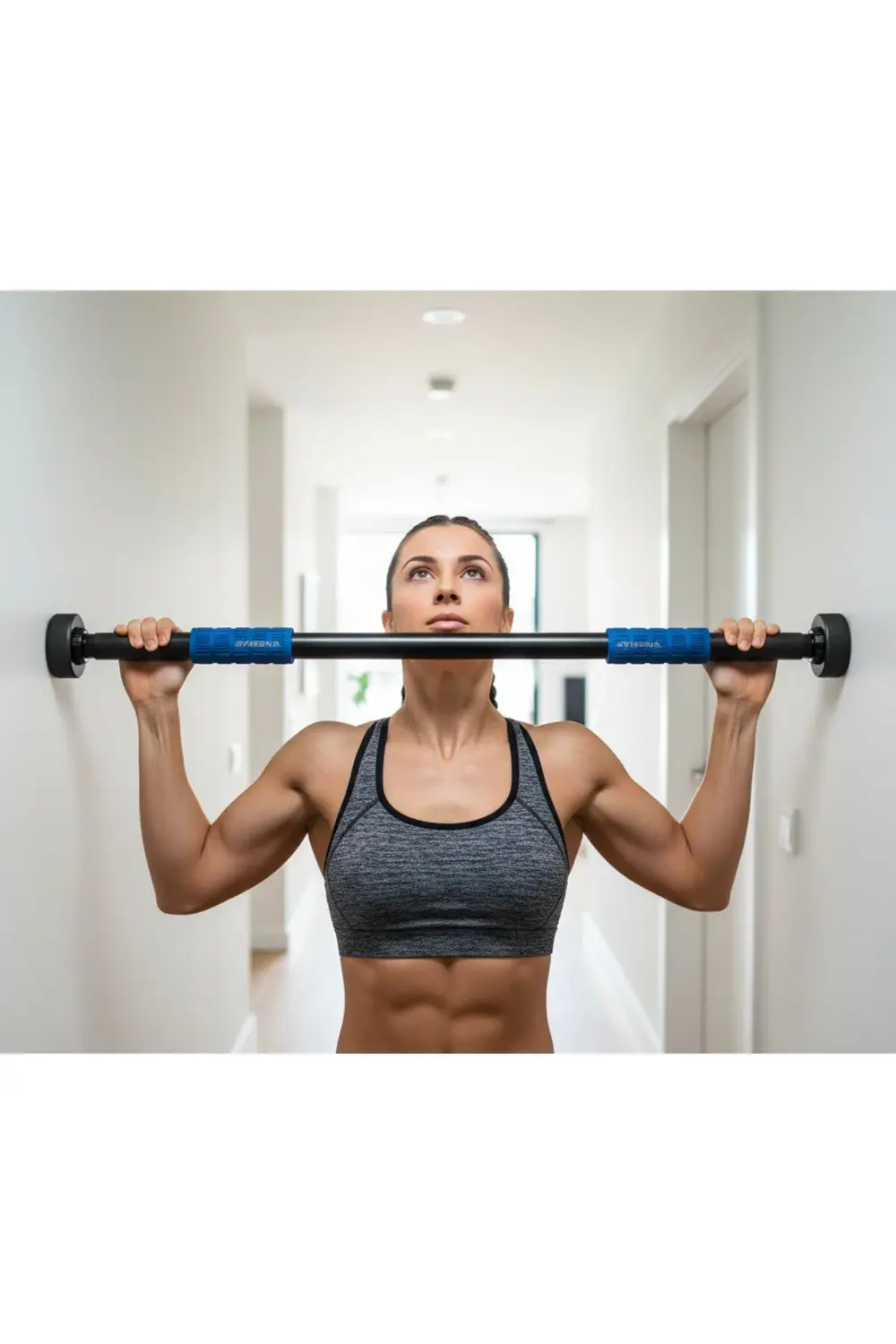 Ayarlanabilir Kapı Barı 75X95-FITNESS-Push Up-Kol-Omuz-Sırt-Barfi