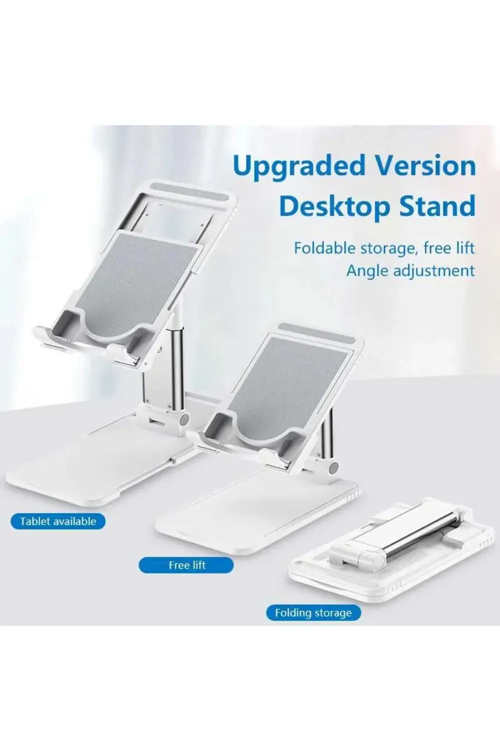 Ayarlanabilir Katlanabilir Telefon ve Tablet Standı,