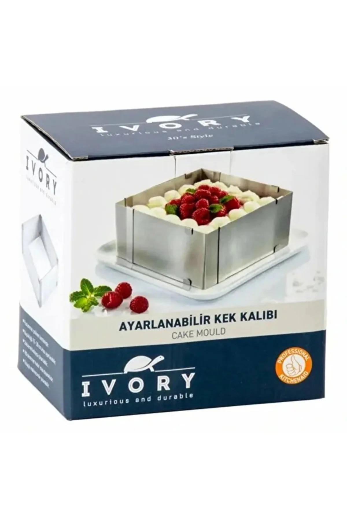 Ayarlanabilir Kek Kalıbı Kare Ivo-