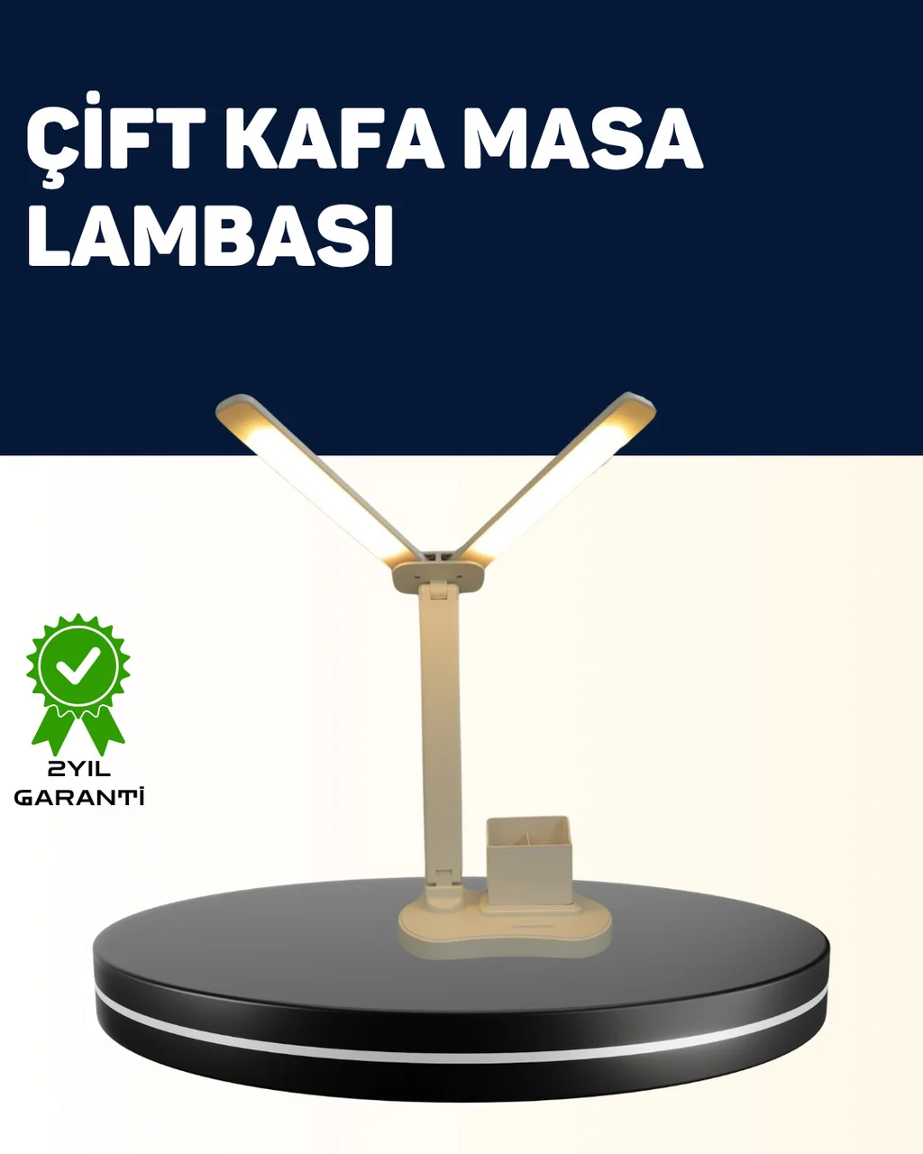 Ayarlanabilir Kısılabilir Led Masa Lambası Entegre Kalemlik Ve Te
