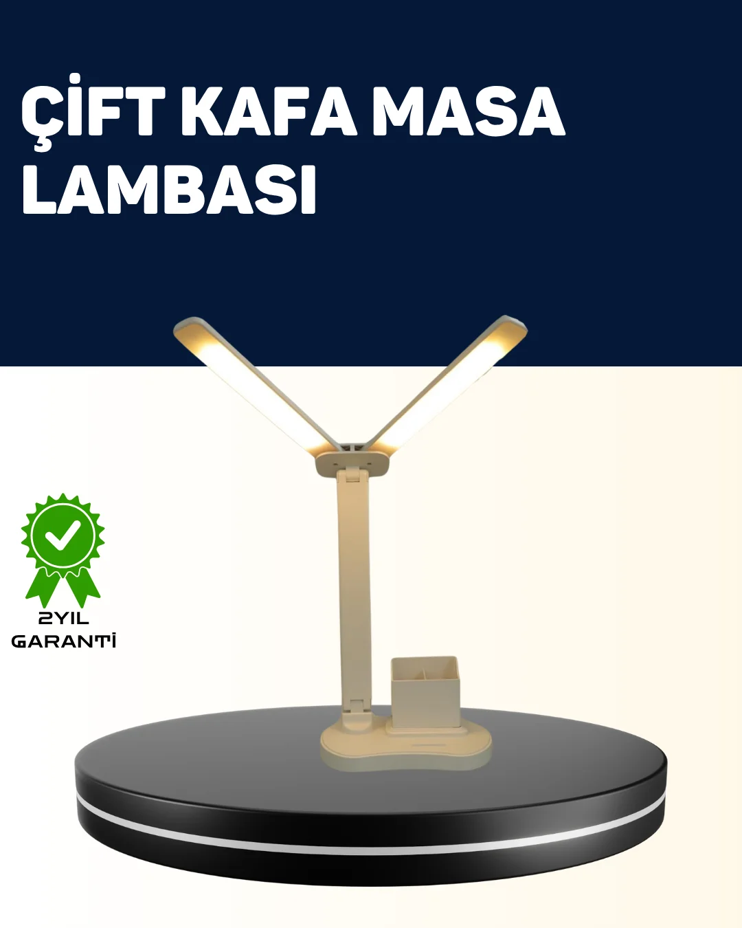 Ayarlanabilir Kısılabilir LED Masa Lambası | Entegre Kalemlik ve 