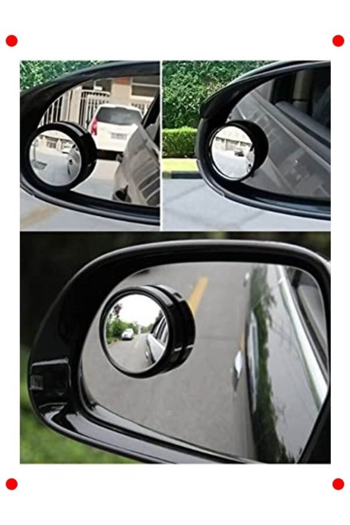 Ayarlanabilir Kör Nokta Aynası Seti 2 Adet - Geniş Görüş