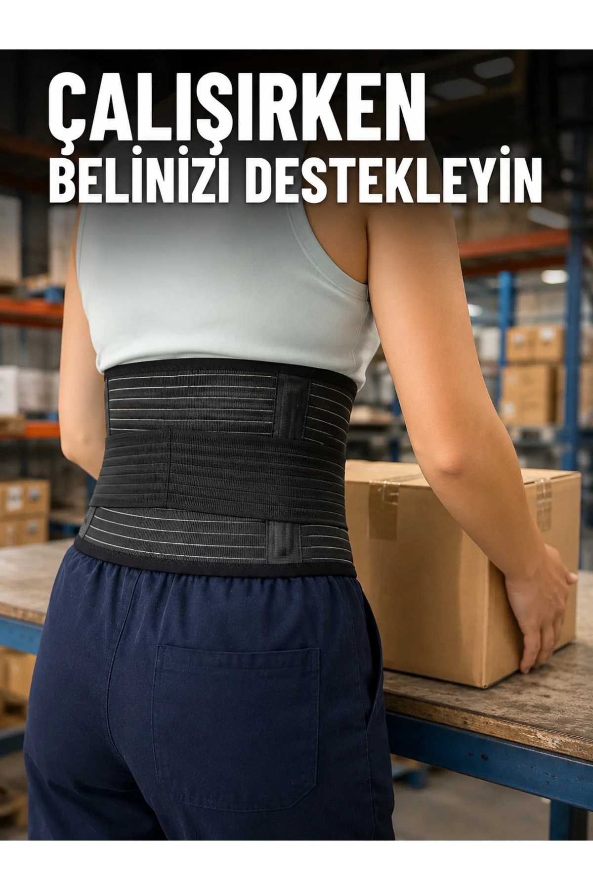 Ayarlanabilir Korsesi Elastik Destek Bantlı Çalışma Ve Günlük Kullanım Ayarlanabilir Korsesi Elastik Destek Bantlı Çalışma Ve Günlük Kullanım