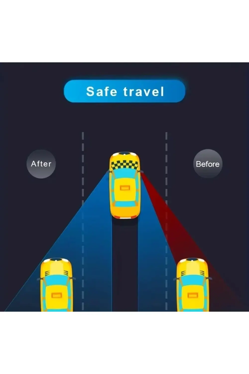 Ayarlanabilir Küçük Yuvarlak Araba Ters Yardımcı Dikiz Aynası Ara