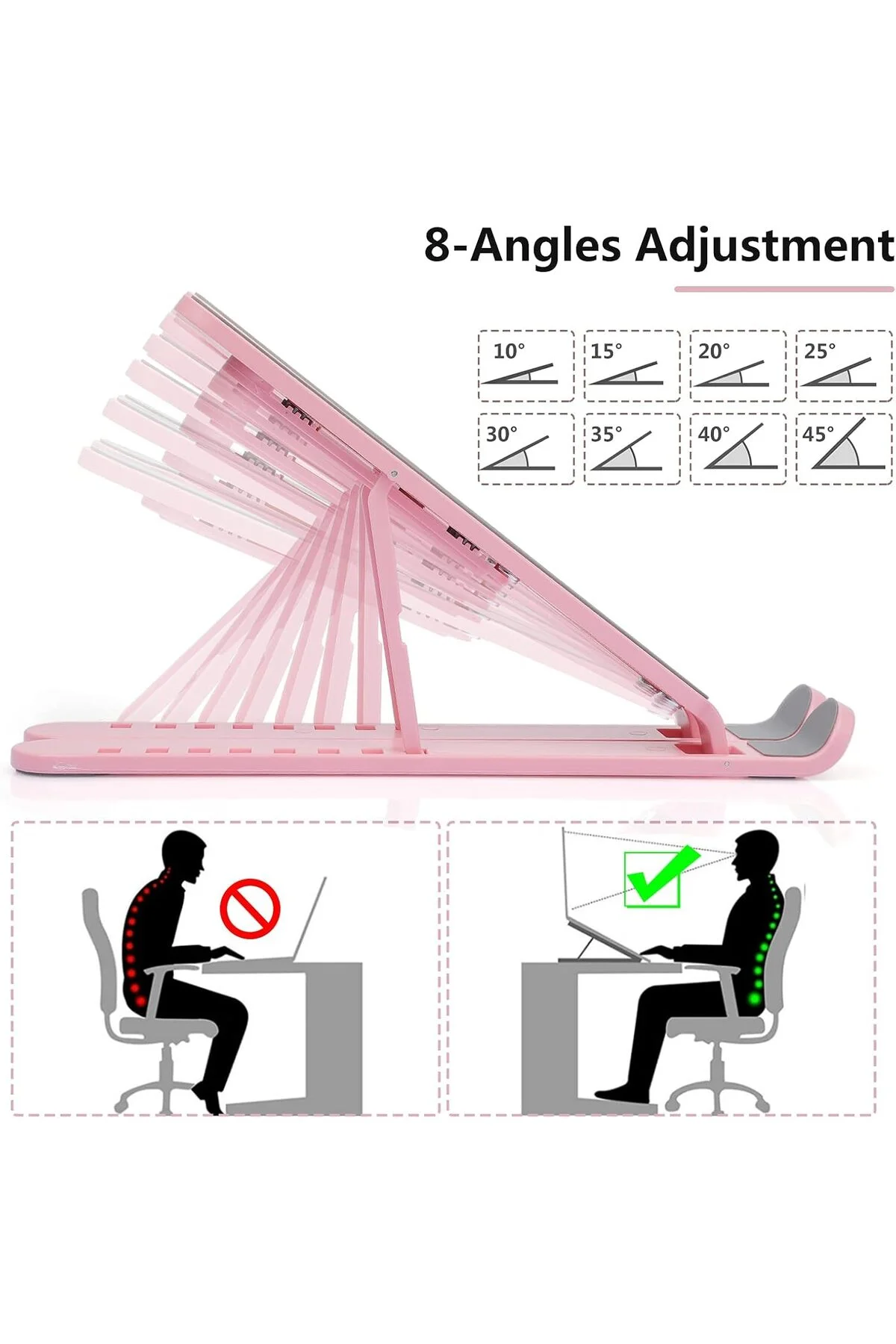 Ayarlanabilir Laptop Standı 7 Kademe - Görsel 3
