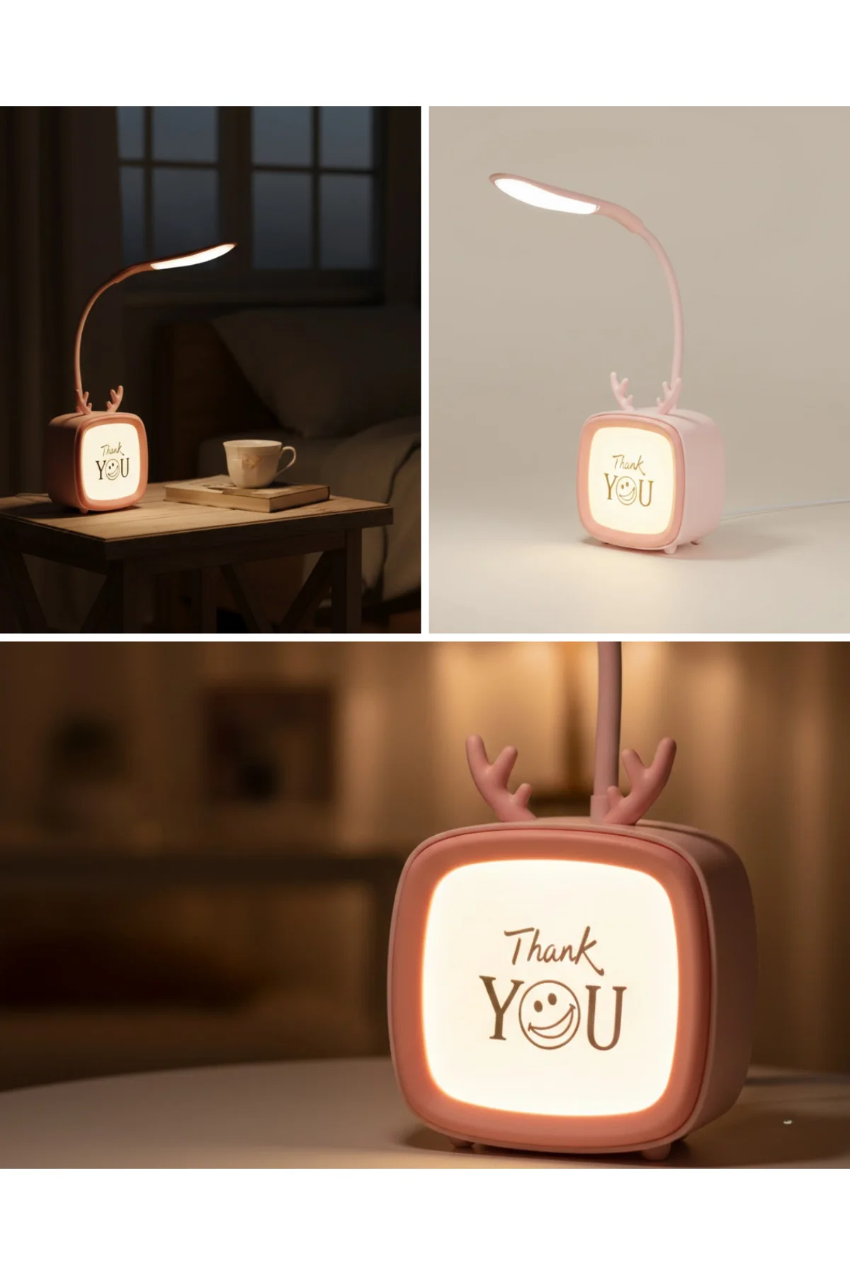 Ayarlanabilir LED Masa Lambası Şarjlı Modern Aydınlatma