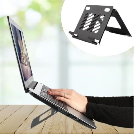 Ayarlanabilir Metal Dizüstü Destek Tabanı Katlanabilir Taşınabili