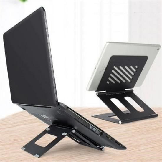 Ayarlanabilir Metal Dizüstü Destek Tabanı Katlanabilir Taşınabili