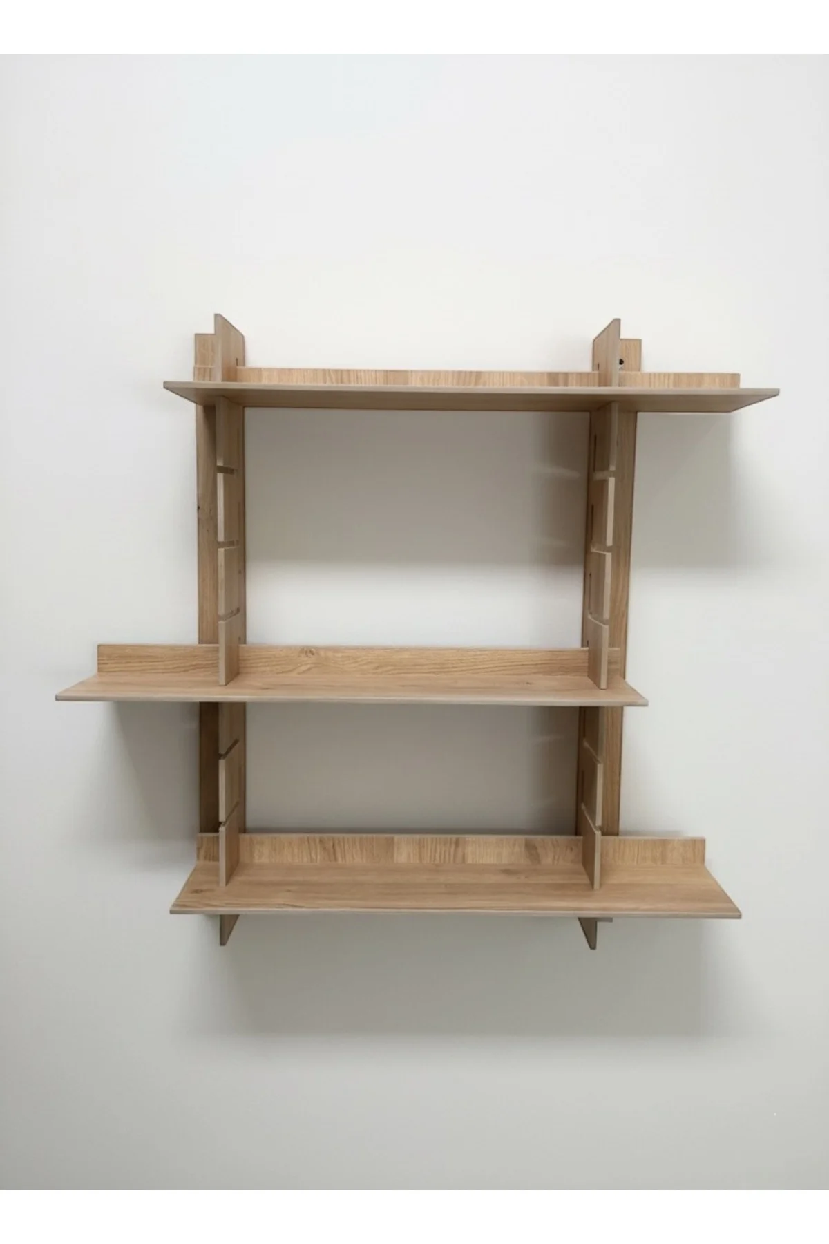Ayarlanabilir Modüler Duvar Rafı / Kitaplık – Kaydırılabilir Rafl