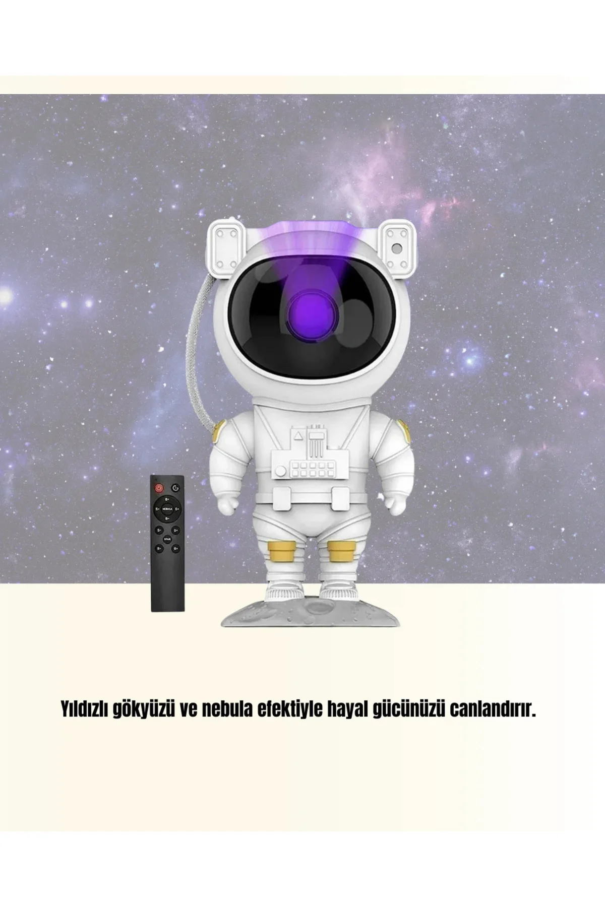 Ayarlanabilir Parlaklık Ve Zamanlayıcı Modlu Astronot Lamba