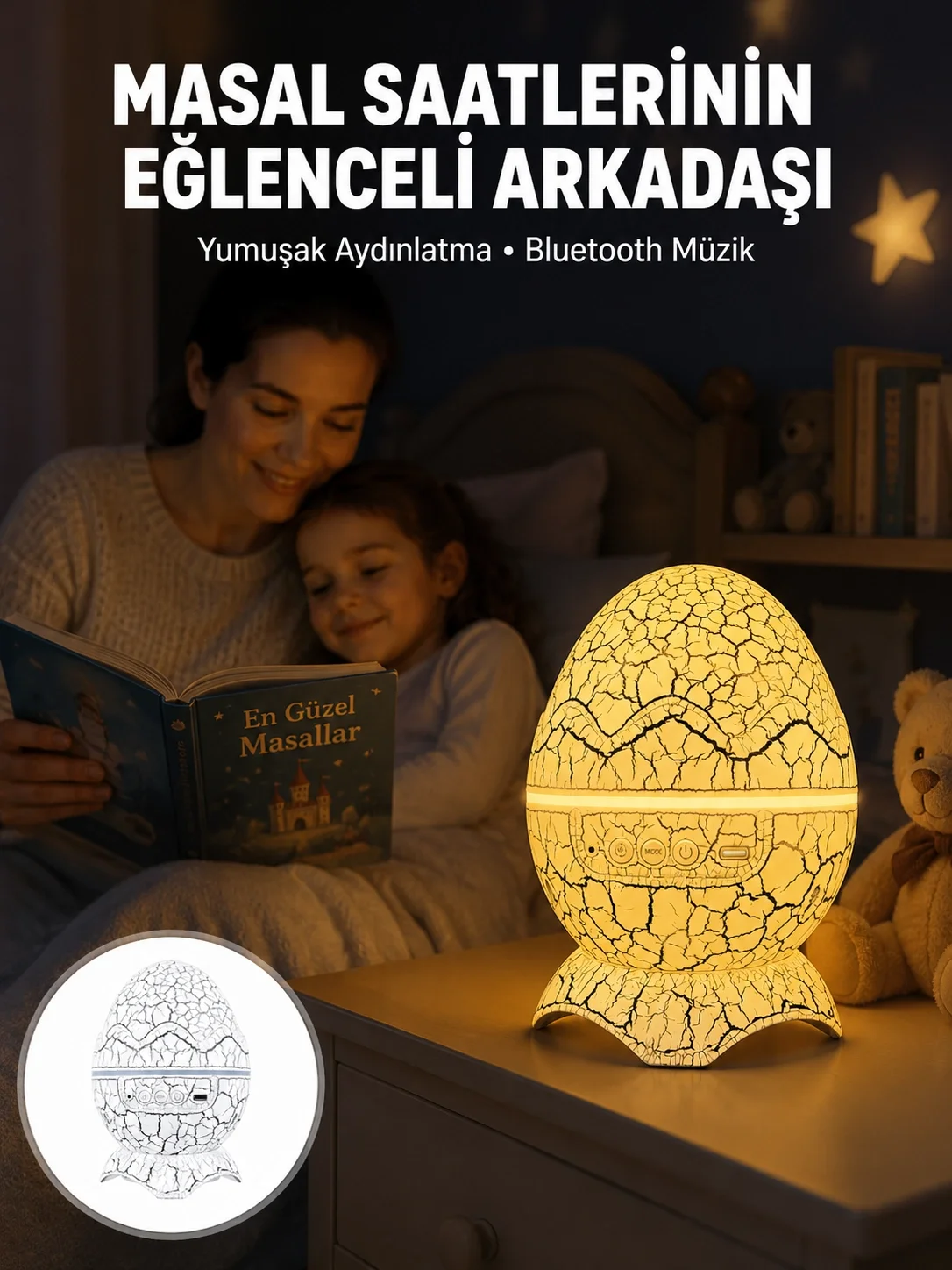 Ayarlanabilir Parlaklık ve Sis Efektli Atmosfer Lambası Yeni Nesi