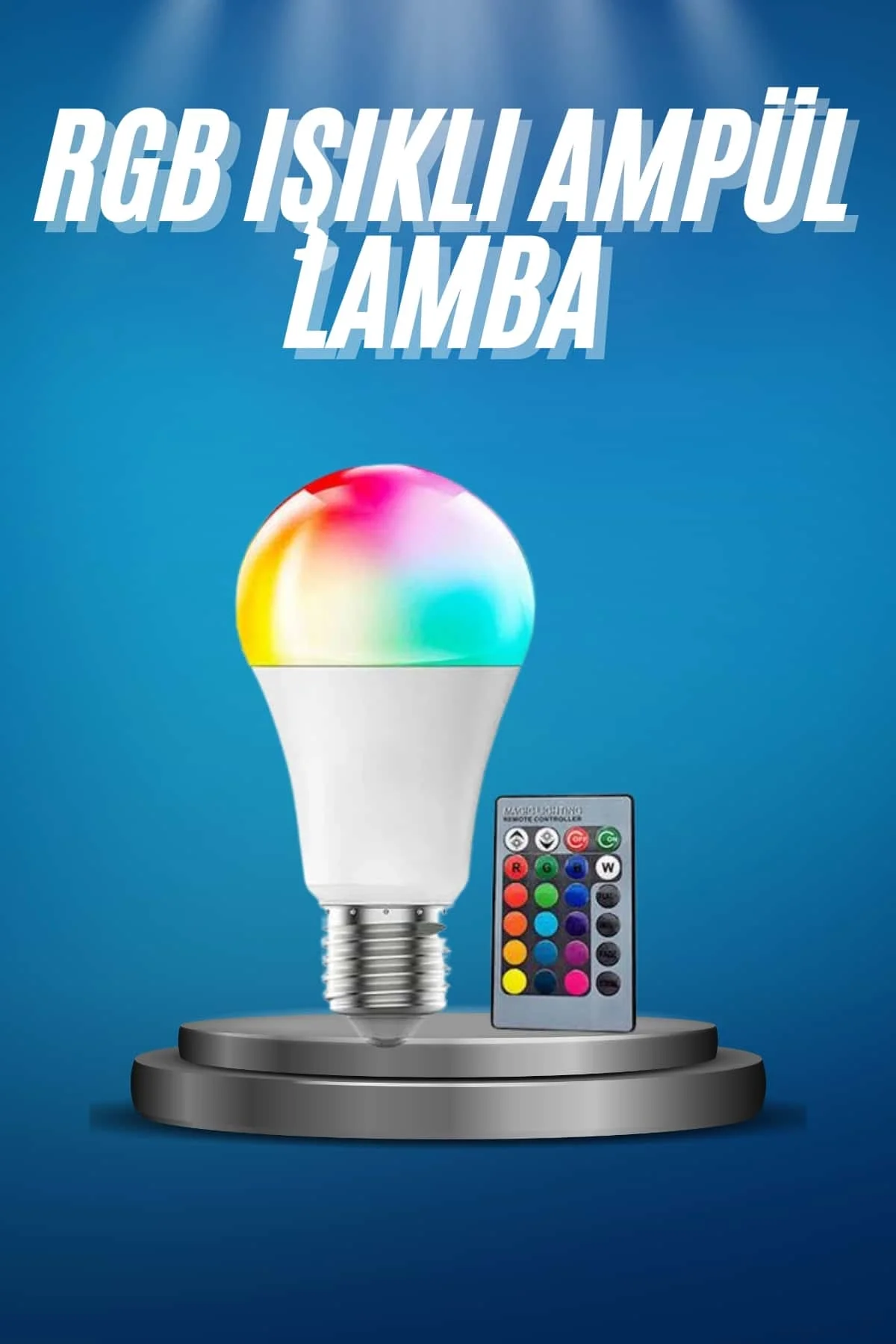 Ayarlanabilir Parlaklık RGB Led Ampul Beyaz Lamba Ve Renkli Ampul Fiyatı, Yorumları ve Özellikleri