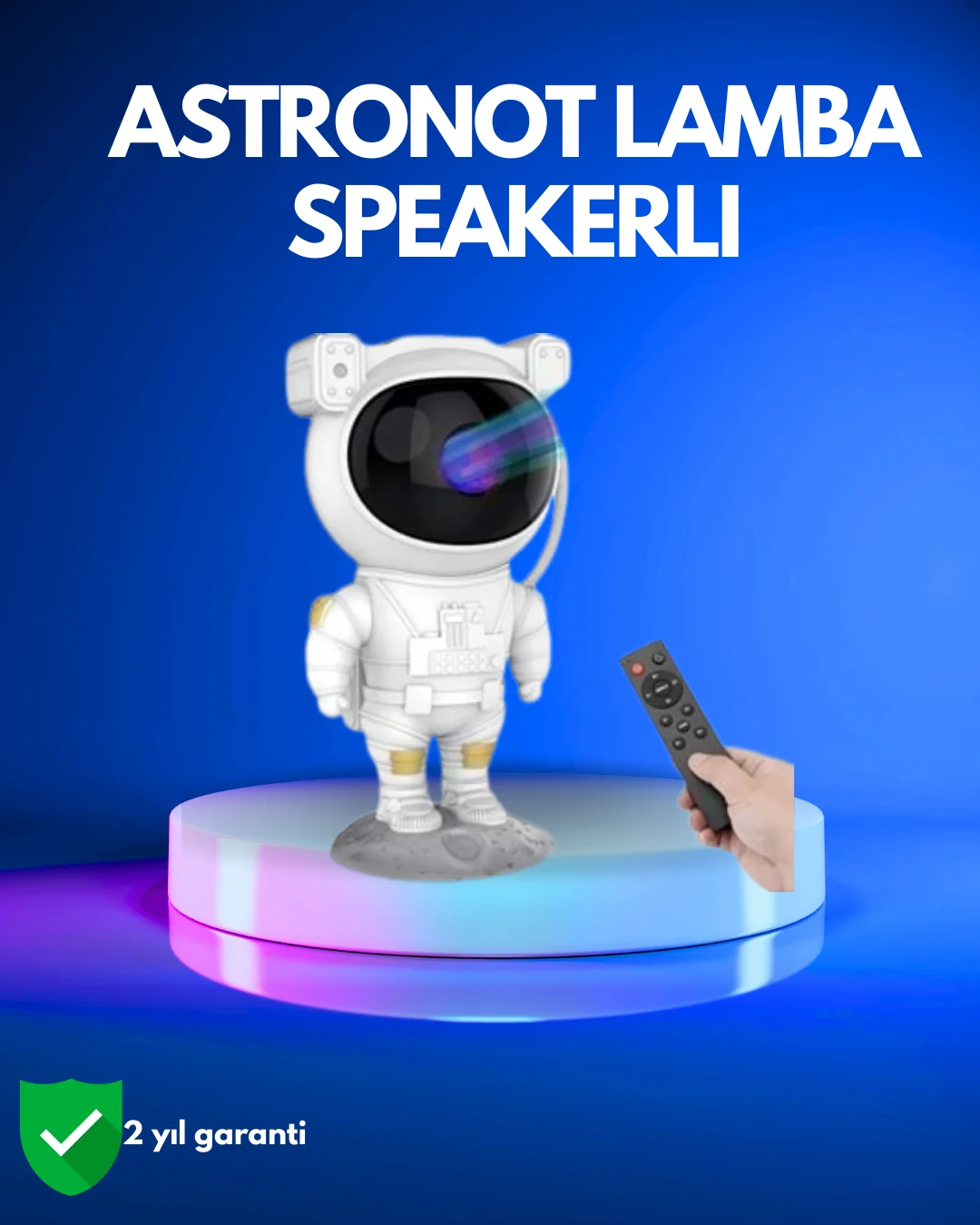 Ayarlanabilir Parlaklık ve Zamanlayıcı Modlu Astronot Lamba Ayarlanabilir Parlaklık ve Zamanlayıcı Modlu Astronot Lamba
