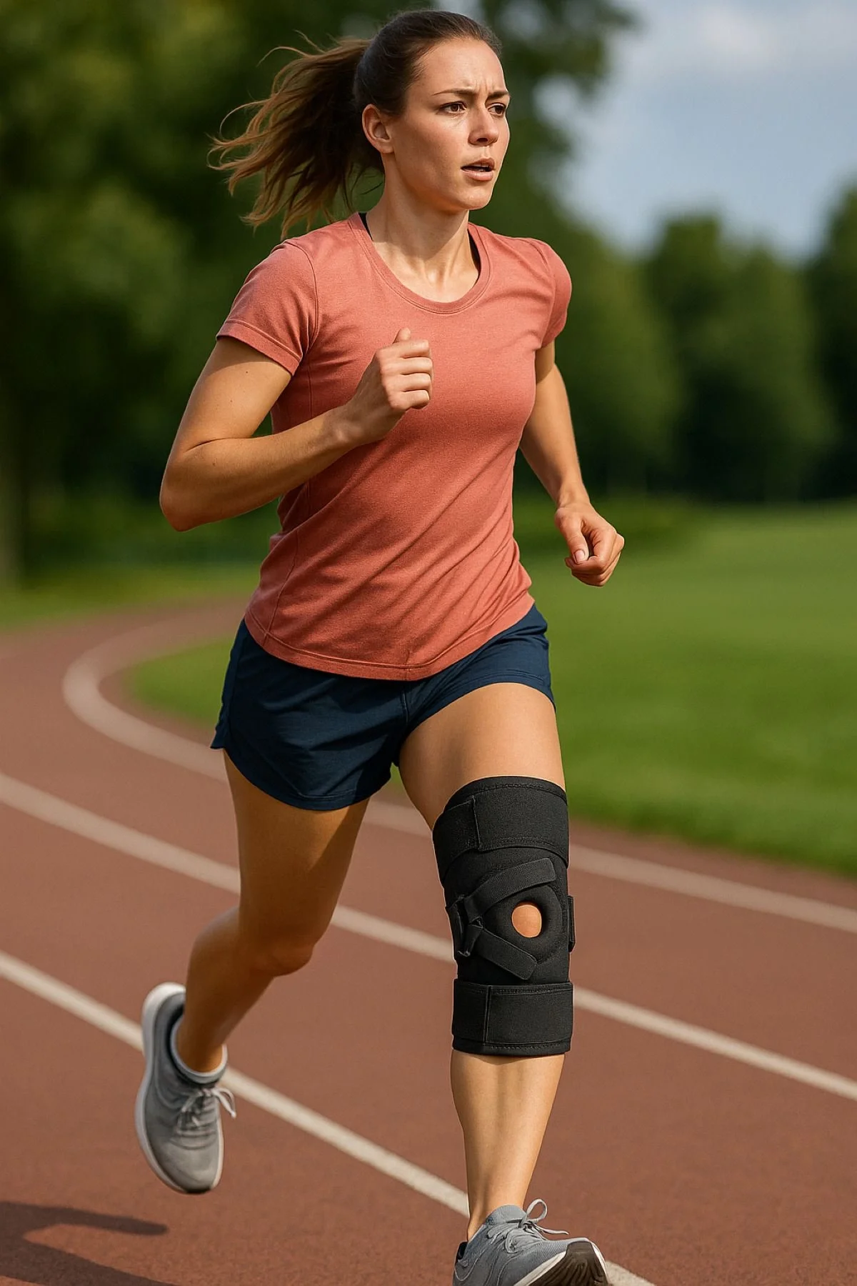 Ayarlanabilir Patella Destekli Ligamentli Menüsküs Çapraz Bağ Koruma Spor Koşu İçin Silikonlu Dizlik