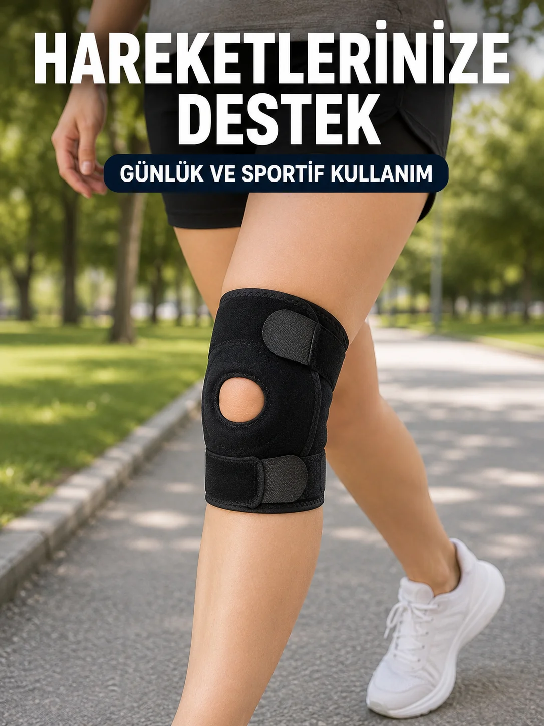 Ayarlanabilir Patella Dizlik Esnek Cırtlı Diz Kapağı Destekleyici Kısa Dizlik Fiyatı, Yorumları ve Özellikleri