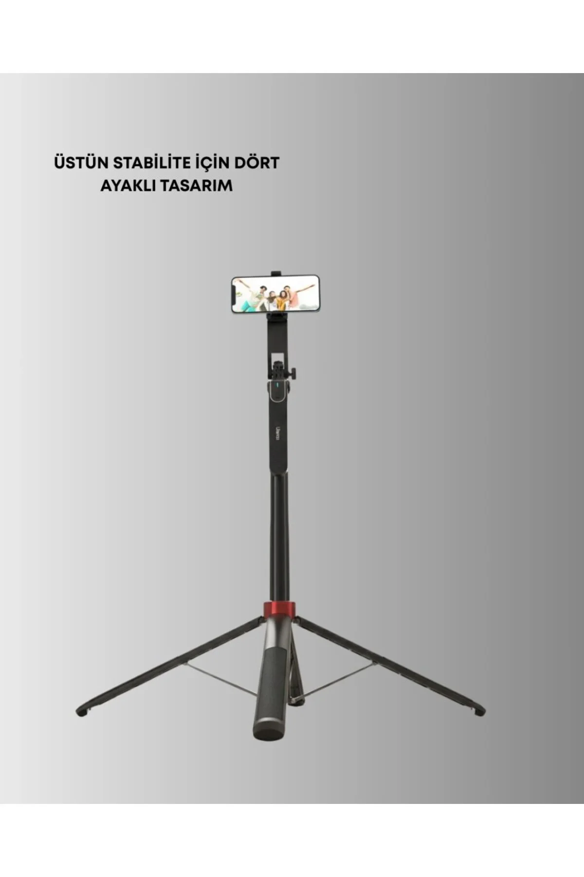 Ayarlanabilir Telefon Tripodu Selfie Stick Çok Açılı Çekim