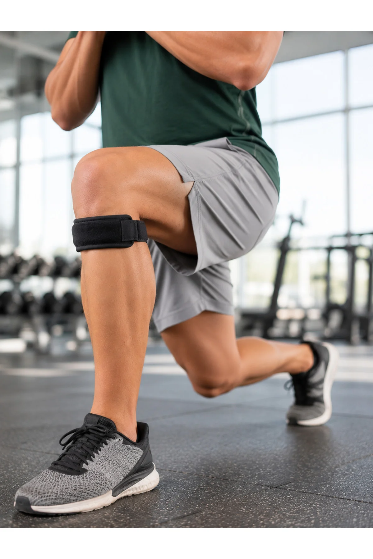 Ayarlanabilir Tendon Destek Bandı Diz Altı Spor Koşu Yürüyüş Bandı - Görsel 2