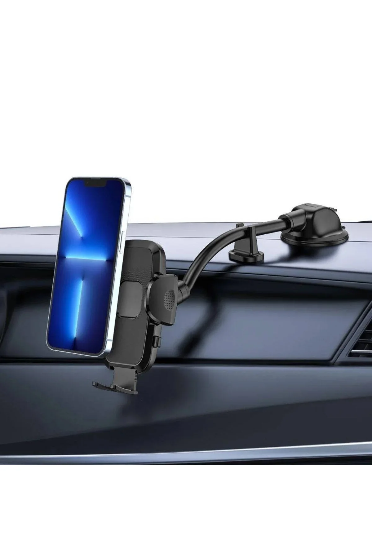 Ayarlanabilir Vakum Kilitli Cam Ve Torpidoya Takılabilen Telefon Tutucu