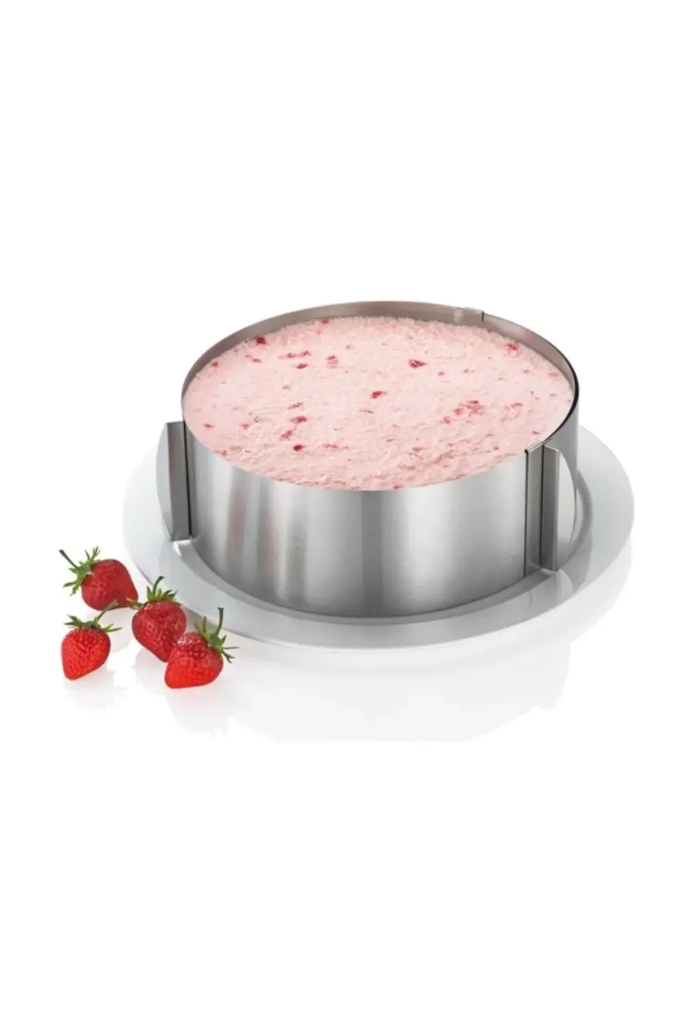 Nar Kalıp Ayarlanabilir Yuvarlak Kek Kalıbı 16Cm-30Cm Derinlik 10Cm