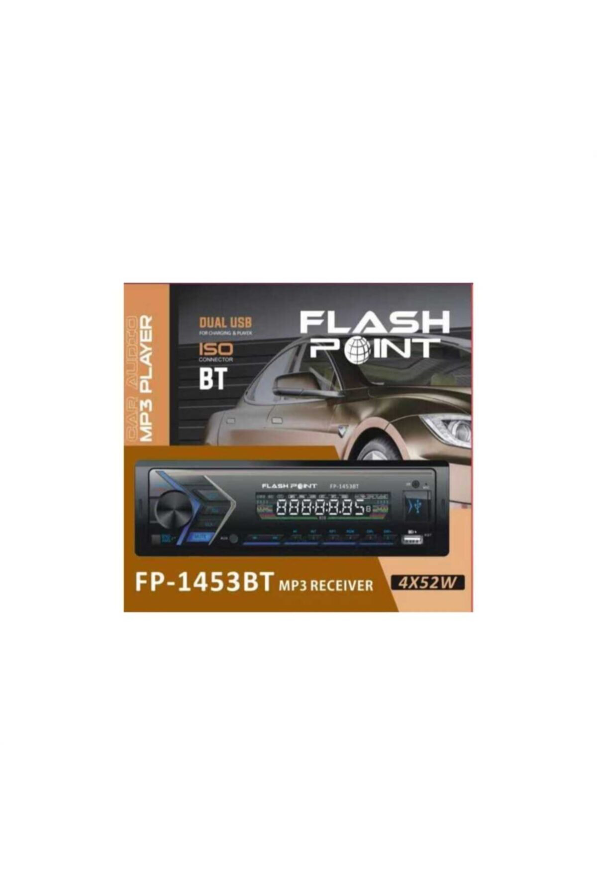 Flashpoint Aybakan  Kaliteli Bluetooth Sd Kart Çift Usbli Oto Teyi