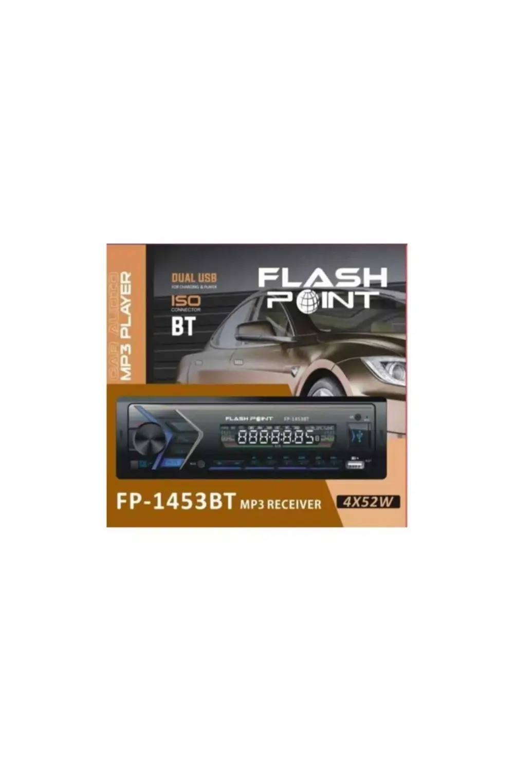 Aybakan Flashpoint Kaliteli Bluetooth Sd Kart Çift Usbli Oto Teyi