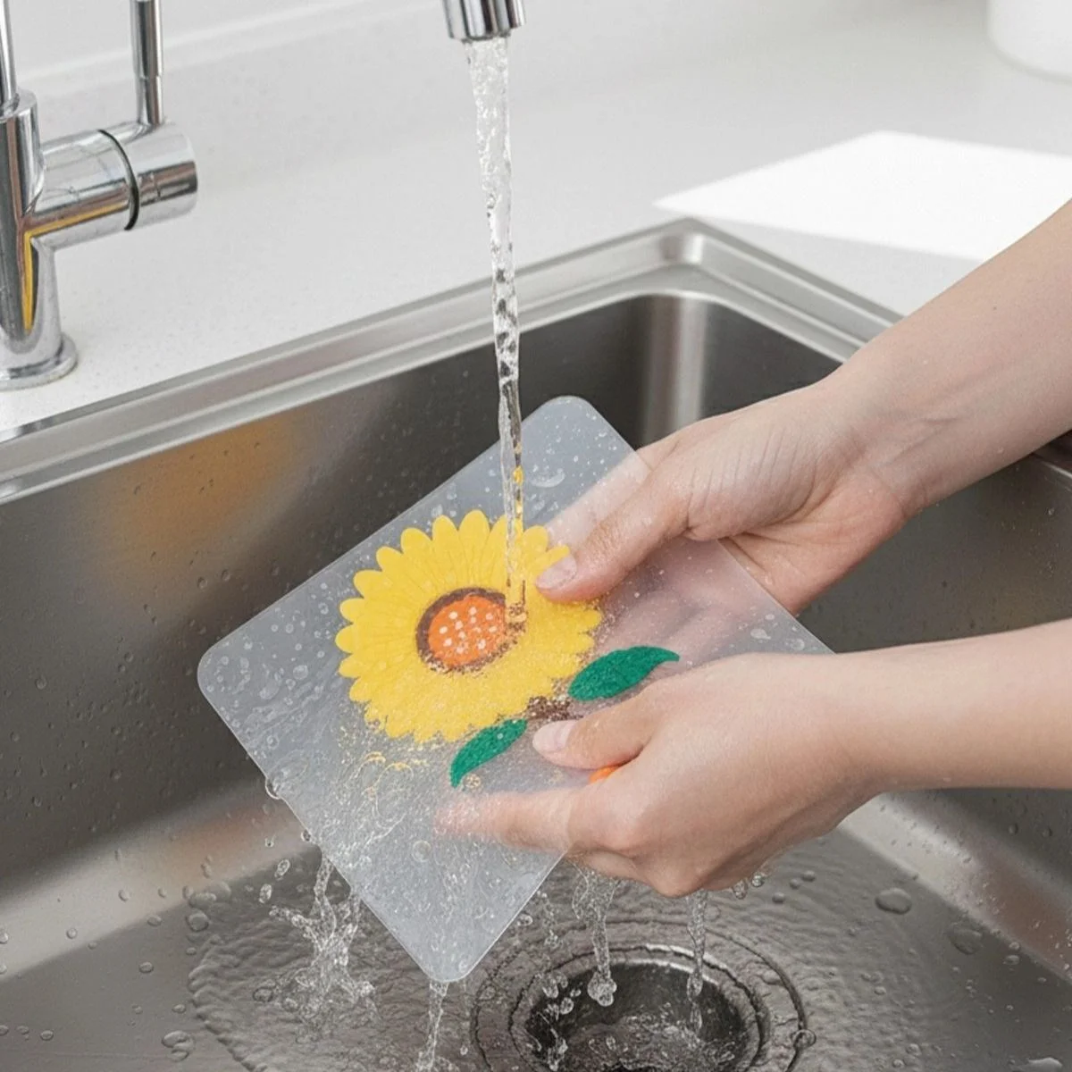 Ayçiçeği Tasarımlı Gider Koku Önleyici – Silikon Lavabo Gider Matı Fiyatı, Yorumları ve Özellikleri