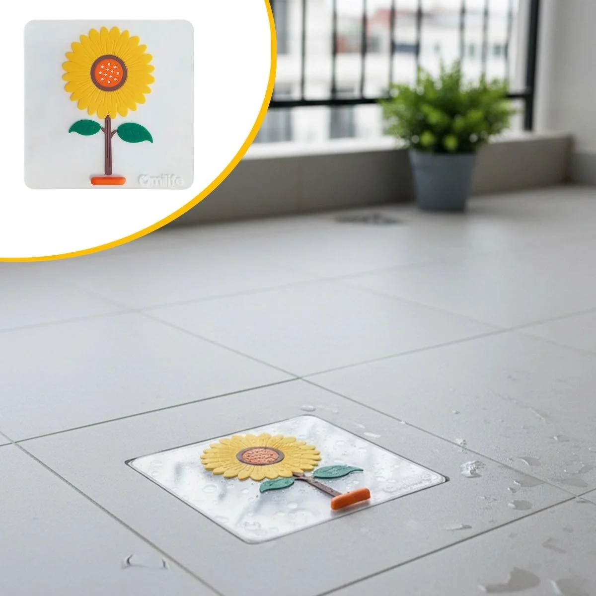 Ayçiçeği Tasarımlı Gider Koku Önleyici – Silikon Lavabo Gider Matı Fiyatı, Yorumları ve Özellikleri