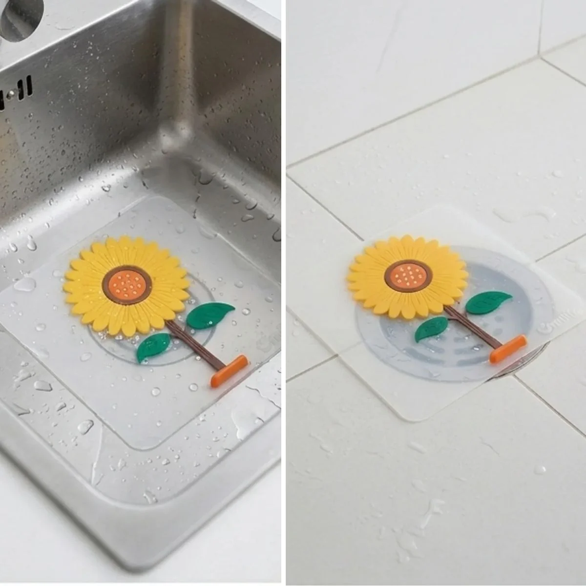 Ayçiçeği Tasarımlı Gider Koku Önleyici – Silikon Lavabo Gider Matı Fiyatı, Yorumları ve Özellikleri