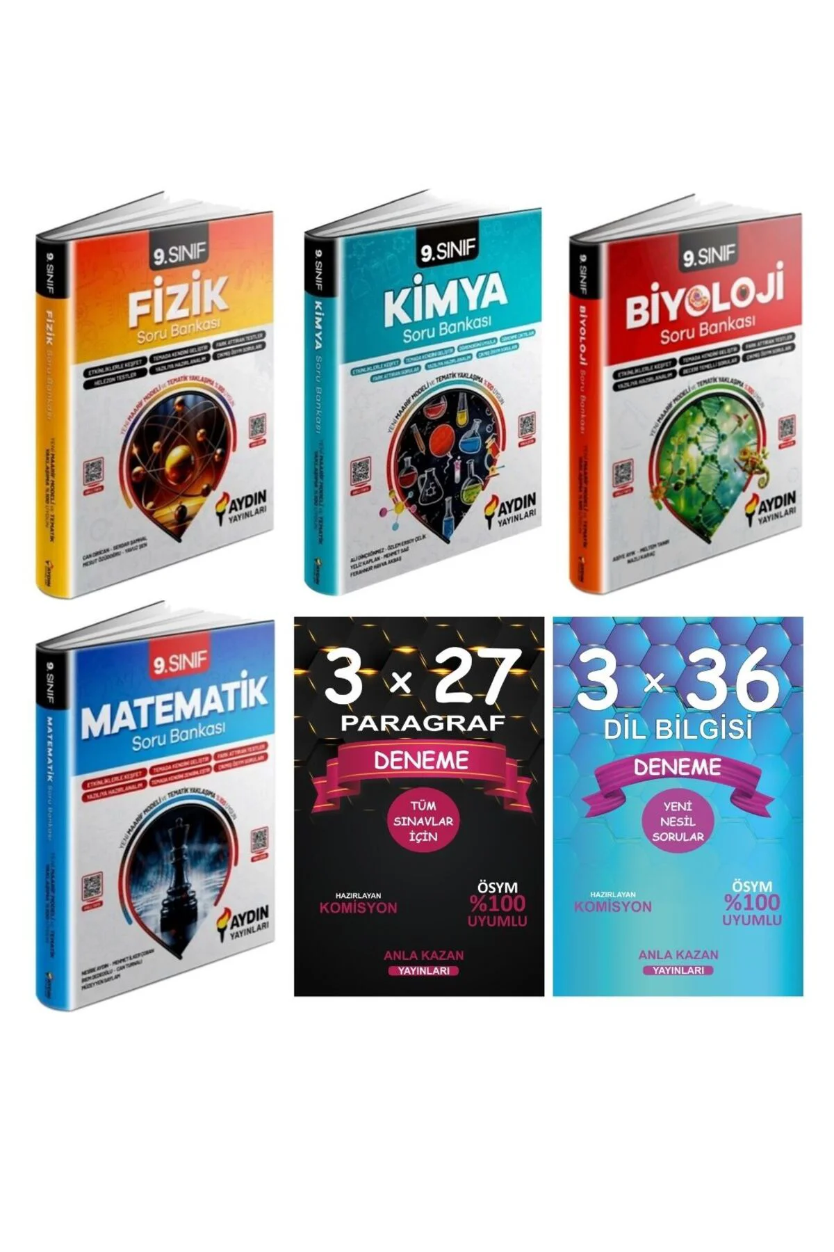 Aydın 9. Sınıf Fizik Kimya Biyoloji Matematik Soru Anla Kazan Par
