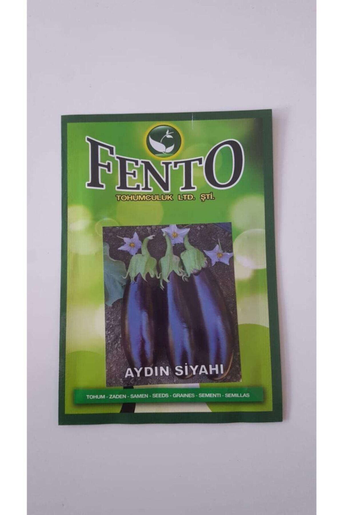Fento Aydın Siyahı Patlıcan Tohumu 1 Paket %100 Yüksek Verimlidir.