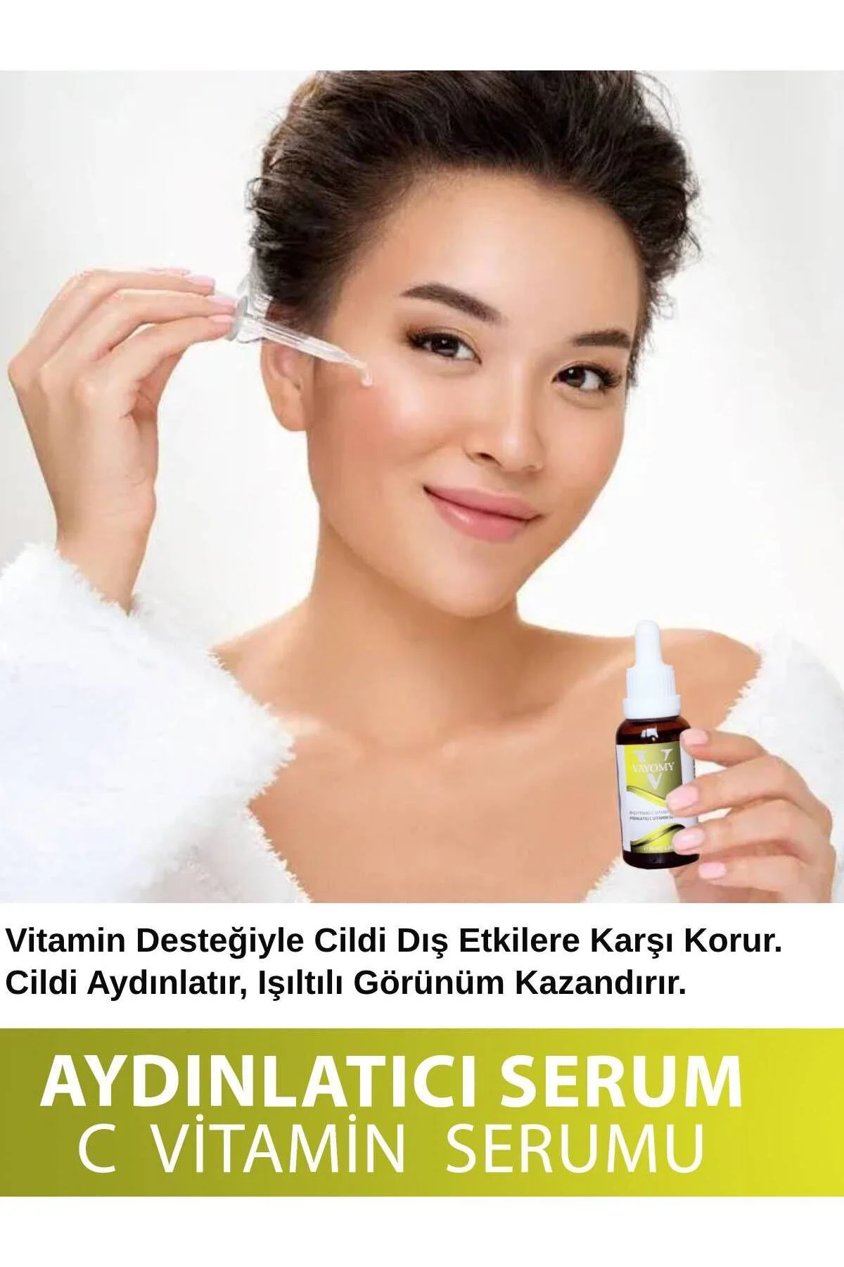 Aydınlatıcı, Renk Tonu Eşitleyen, C Vitamin Cilt Serumu 30ml Aydınlatıcı, Renk Tonu Eşitleyen, C Vitamin Cilt Serumu 30ml - Görsel 2