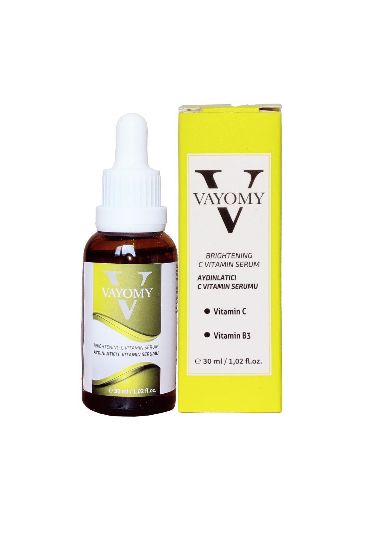 Aydınlatıcı, Renk Tonu Eşitleyen, C Vitamin Cilt Serumu 30ml