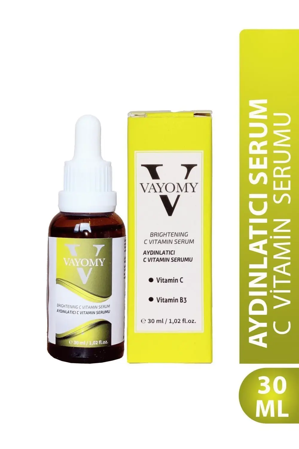 Aydınlatıcı, Renk Tonu Eşitleyen, C Vitamin Cilt Serumu 30ml