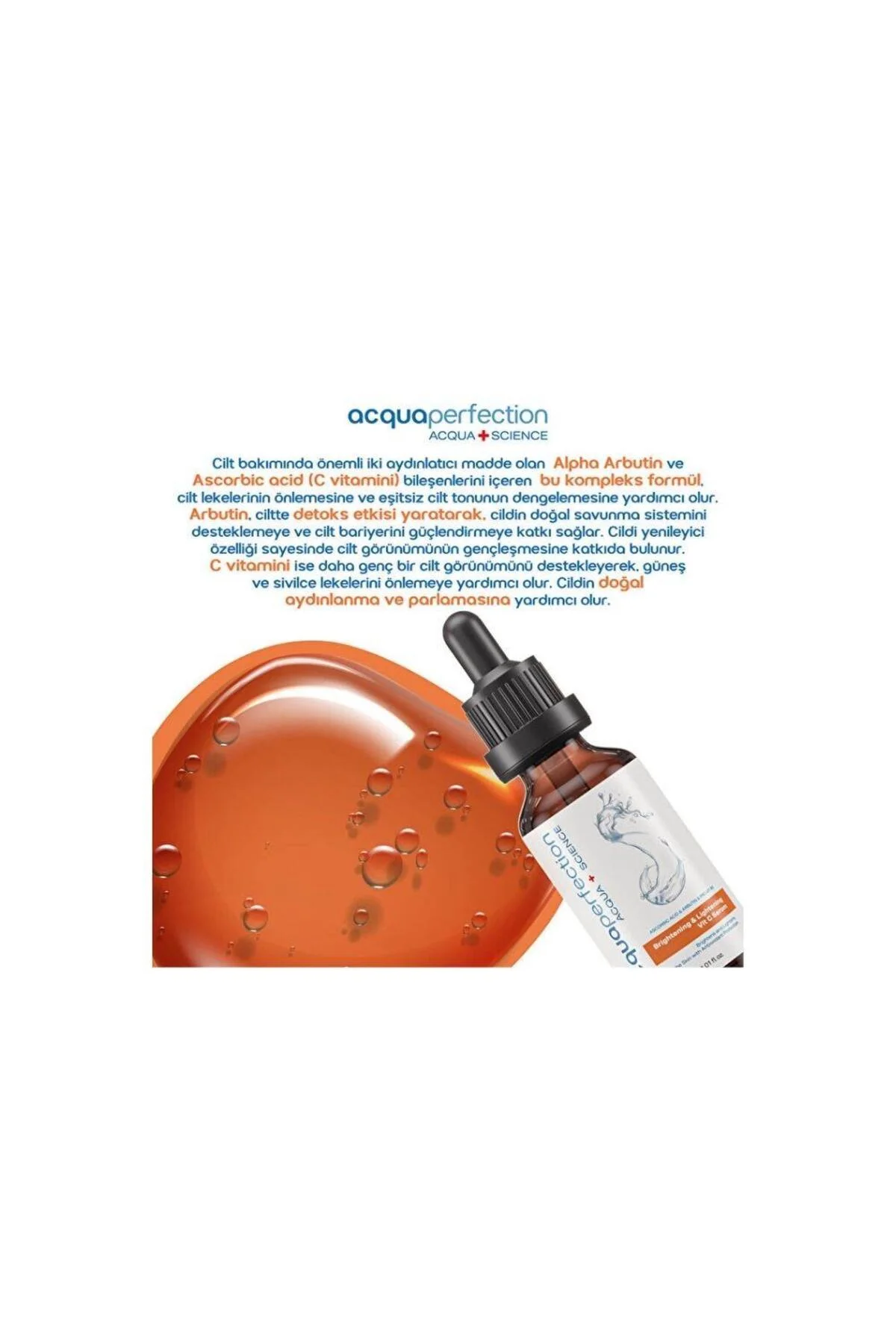 Aydınlatıcı ve Renk Tonu Eşitleyici C Vitamini Serum 30 ml - Görsel 5