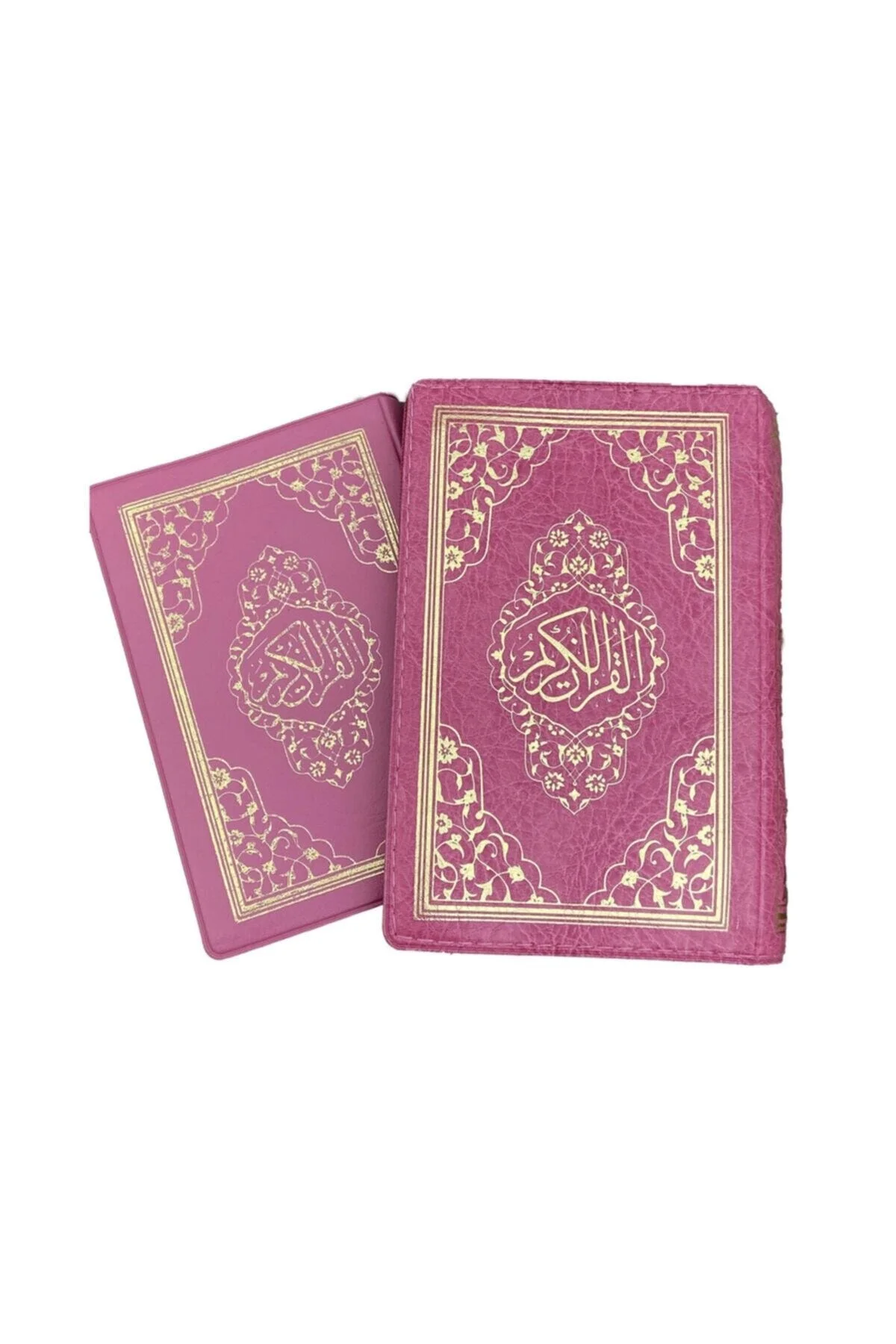 Ayfa Mühürlü Çanta Boy Fermuarlı Kılıflı Kuranı Kerim Pembe ( Eba
