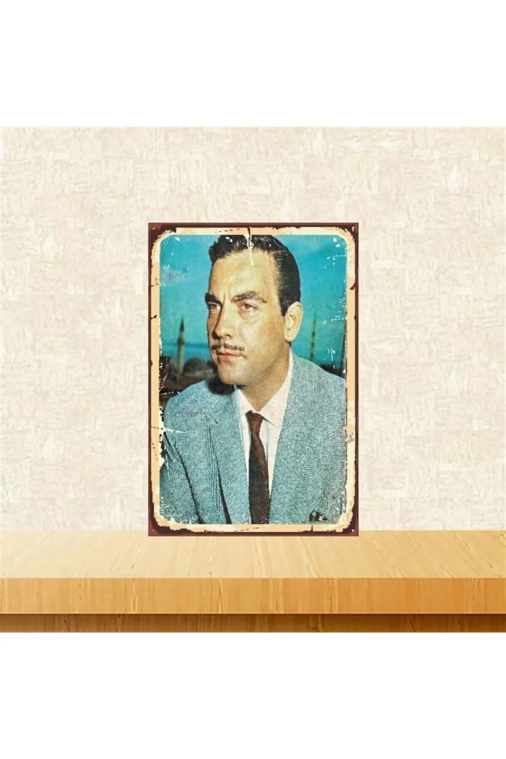 Ayhan Işık Retro Ahşap Poster 20x30 Cm