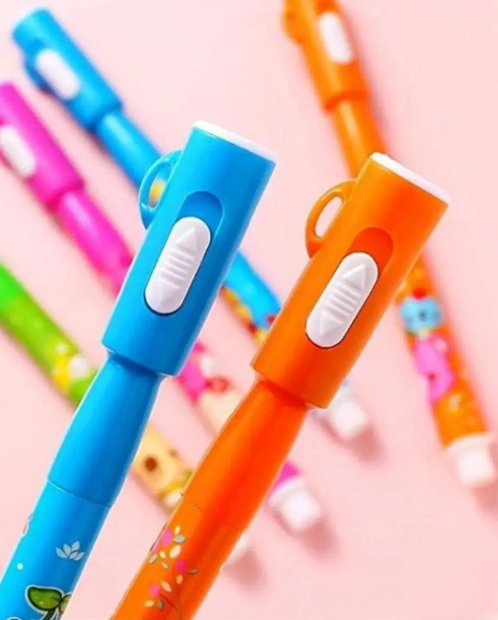 Ayıcık Desenli 48 Adet  Görünmez Işıklı Kalem