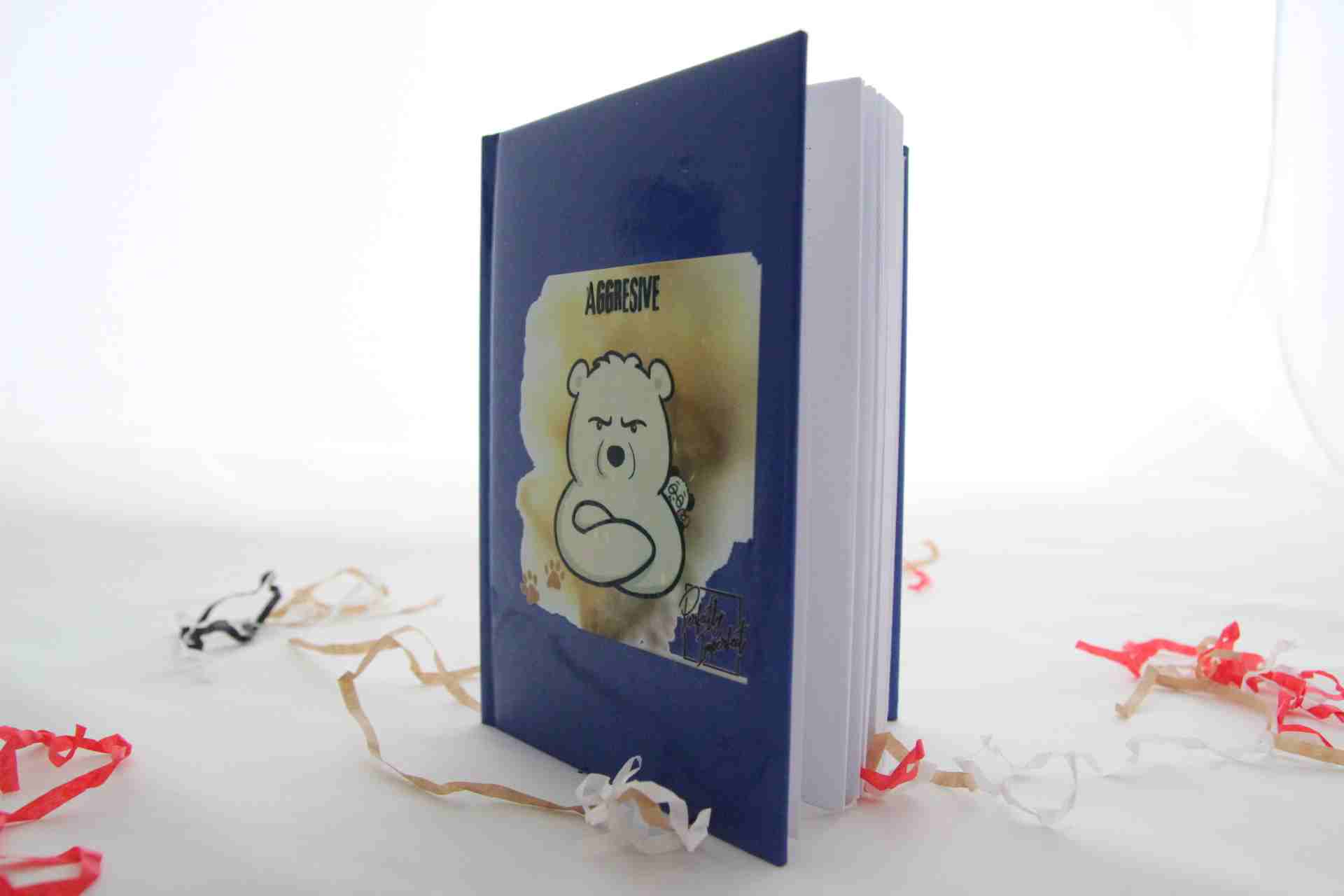 Ayıcık Temalı Hediye Seti - Baskılı Defter Ve Termos Hediye Kutusu